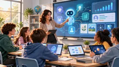 EducaciónLab - Inteligencia artificial en educación: cómo transformar el aprendizaje en el aula - Aula del futuro con inteligencia artificial