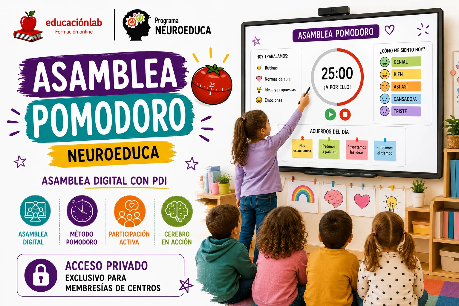 Asamblea Pomodoro NeuroEduca