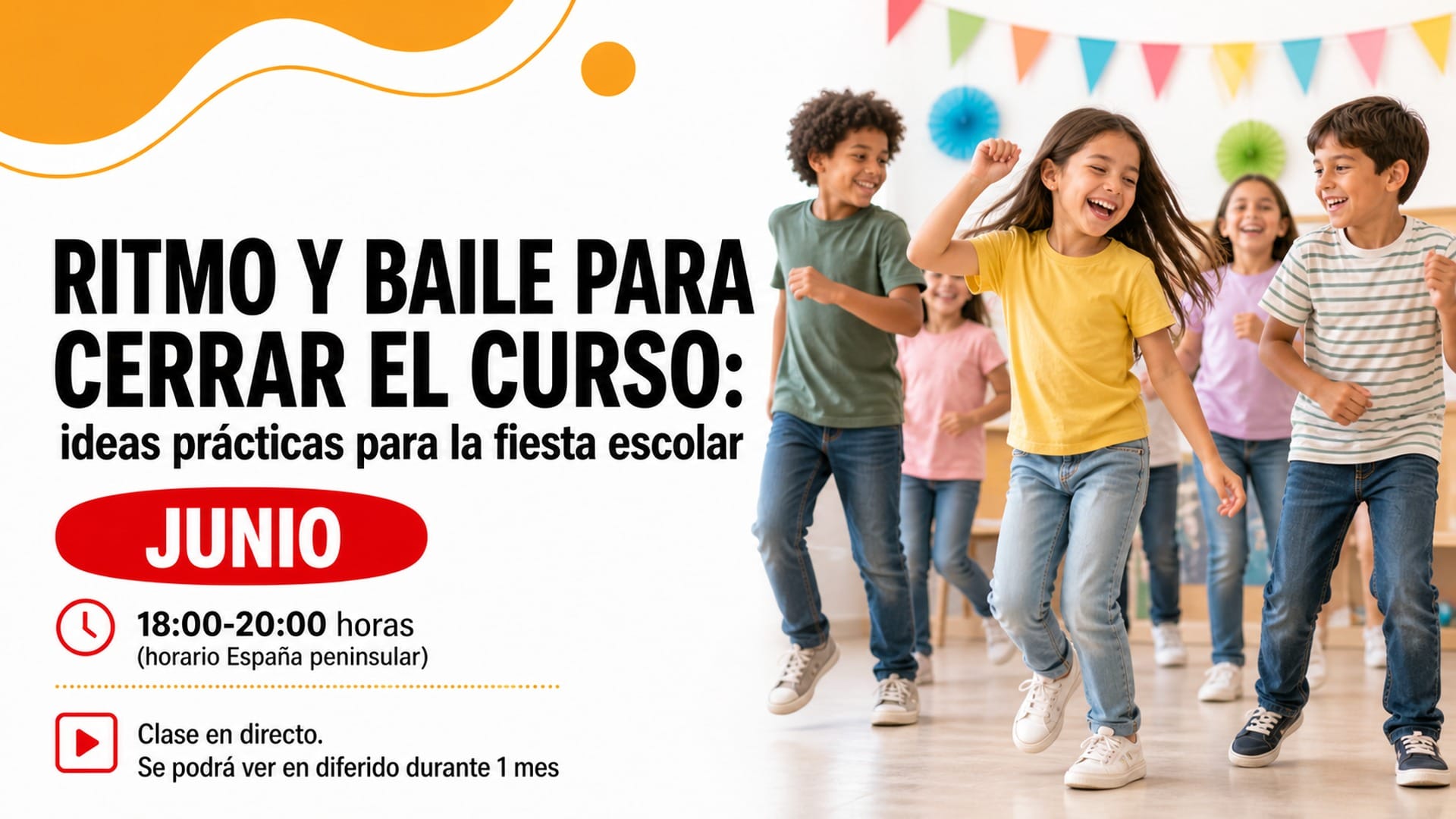 Ritmo y baile para cerrar el curso: ideas prácticas para la fiesta escolar