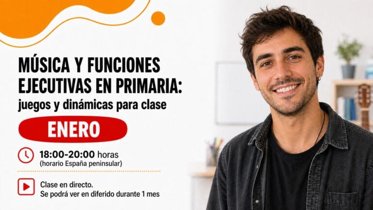 Música y funciones ejecutivas en Primaria: juegos y dinámicas para clase