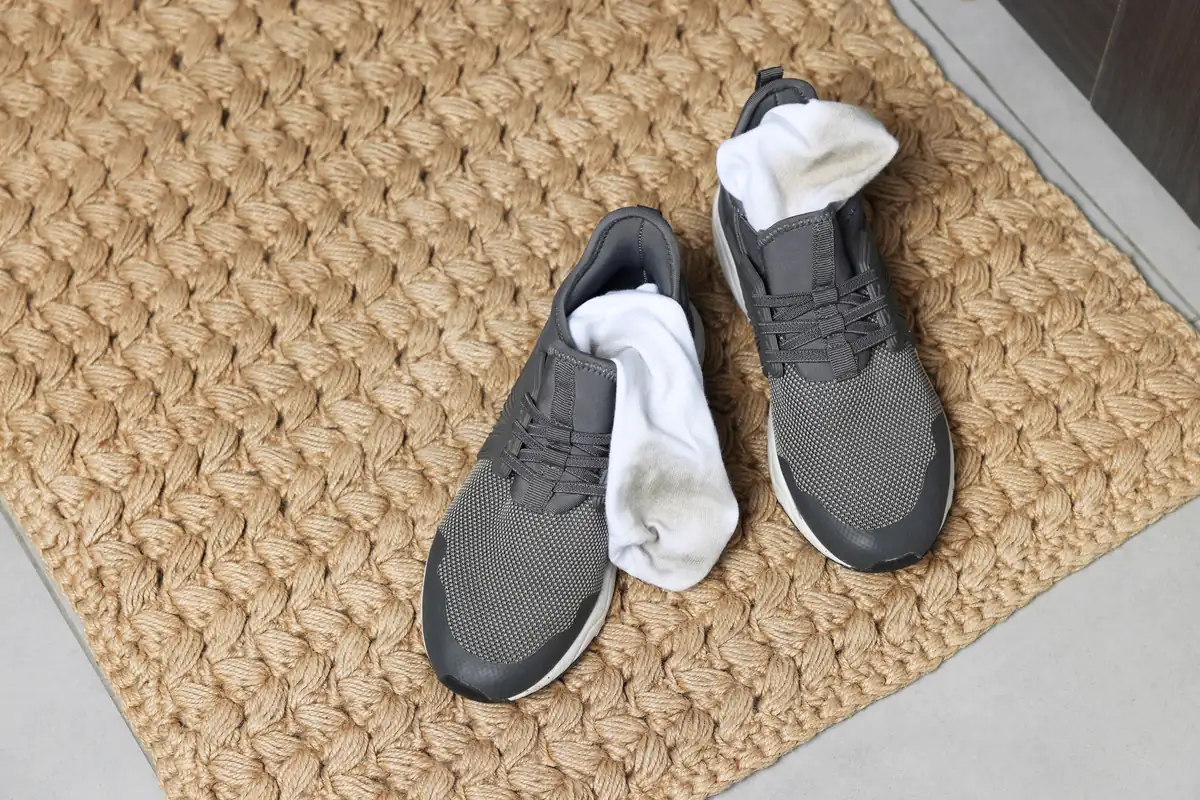 Zapatillas preparadas junto a la puerta: el hábito pequeño que se repite cada día